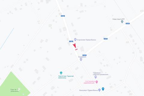 Billboard B in Bilokurakin, 3х6  vyezd iz goroda v storonu Starobel'ska scheme