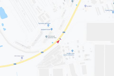 Білборд, Бігборд (Борд)  A у Харкові, 1,24х1,84  Мереф'янське шосе, 17/8 (зупинка Мереф'янське шосе), в центр схема
