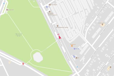 Билборд A в Днепр (Днепропетровск), 3x6  Запорізьке шосе, АЗС Sky схема