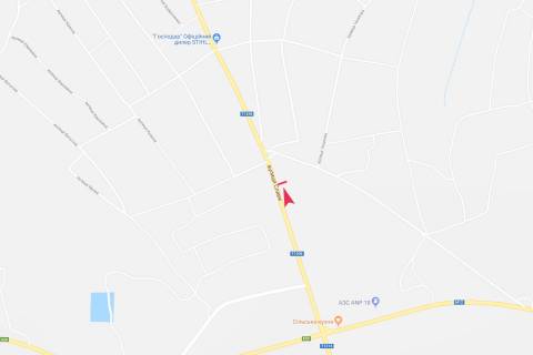 Билборд A в Новоархангельске 400м від в'їздуна Кропивницкий схема