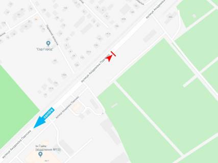 Призма A в Харькове, 3х6  Академіка Павлова вул. (навпроти будинку № 141), з центру - 471260 схема