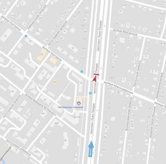 Призма A в Харькове, 3х6  просп. Льва Ландау (50-річчя СРСР), 78 + Єдності (Краснодарська) вул., в центр - 472031 схема