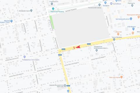 Білборд, Бігборд (Борд)  A у Любимівці, 3х6  вул Мелітопольська схема