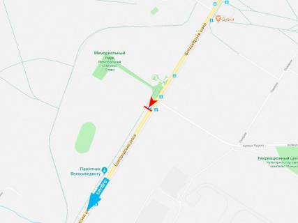 Билборд A в Харькове, 1,24х1,84  Харківське шосе (Білгородське шосе) (зупинка Меморіал Слави) схема
