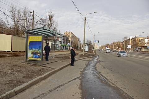 Ситилайт B в Харькове, 1,24х1,84  Полтавський шлях вул., 190 (Олександра Лавренка (Кашуби) вул., автобусна) фото 1