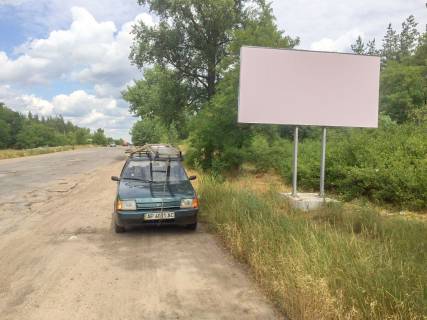 Billboard A in Starobilsk, 3х6  v'ezd v gorod so storony Novoajdara Photo 1