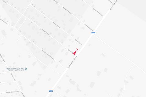 Billboard B in Znamyanka Druga, 3х6  st. Dmitrievskaa naprotiv zavoda Pualson scheme