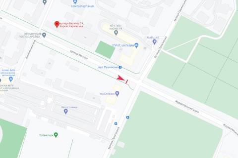 Сiтiлайт A у Харкові, 1,24х1,84  Весніна вул. - Григорія Сковороди (Пушкінська) вул., 83 схема