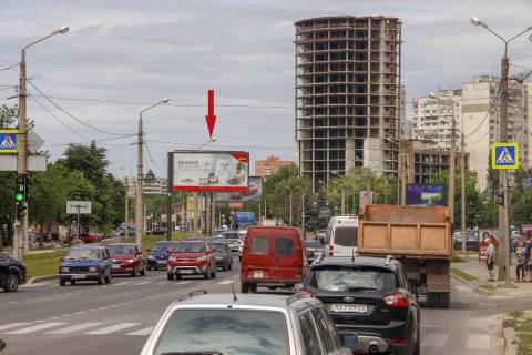 Билборд B в Харькове, 3х6  Клочківська вул., 117 (1) з центру   ( VIP ) фото 1