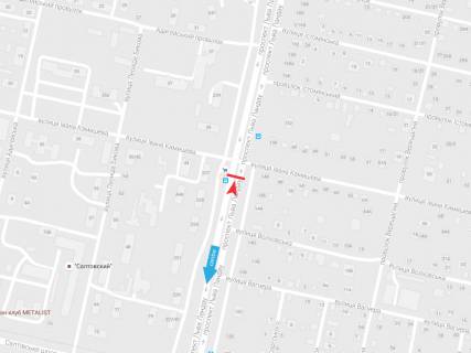 Билборд A в Харькове, 3х6  просп. Льва Ландау (50-річчя СРСР), 148 +  Івана Камишева вул., в центр схема