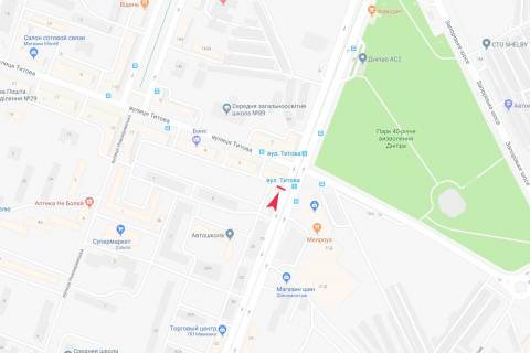 Скроллер B в Днепр (Днепропетровск), 2.3x3.14  Незалежності (Титова) вул., 1 - 416676 схема