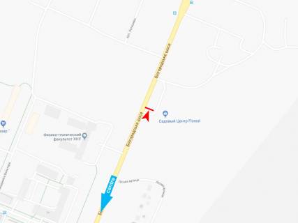 Билборд A в Днепр (Днепропетровск), 3х6  Академіка Курчатова пр-т (навпроти будинку № 35-Б), з центру схема