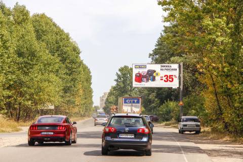 Билборд A в Харькове, 3х6  Залютинська вул.  (Б1), до міста фото 1
