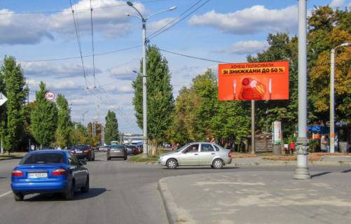 Видеоборд A в Харькове, 6x3  просп. Героїв Харкова (Московський)- Петра Григоренка проспект (кол. Маршала Жукова) - Юр'єва б-р, 3, центр - 457670 фото 1