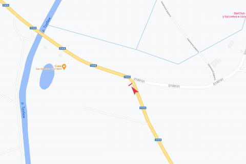 Билборд B в Барышевке, 3х6  в'їзд у місто з боку Березані схема