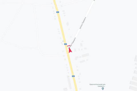 Билборд A в Краснополье, 3х6  Дорога Р-45, Суми-Кроснопілля-Богодухів 34 км+900 вліво схема