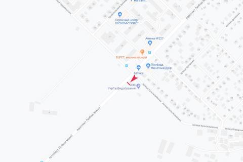 Билборд B в Харькове, 3х6  просп. Любові Малої (Постишева) - Баварська (Культкомівська) вул., з центру схема