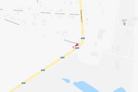 Билборд B в Днепр (Днепропетровск), 3х6  залізничний переїзд схема