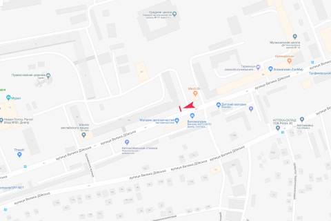 Билборд A в Днепр (Днепропетровск), 3x6  Велика Діївська (Братів Трофімових) ст., 45 схема