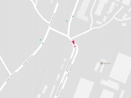 Билборд B в Днепр (Днепропетровск), 3x6  Гаванська вул., 8, розділювальна смуга схема