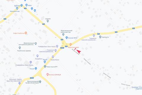 Білборд, Бігборд (Борд)  A у Ярмолинцях, 3х6  вул Чапаєва схема