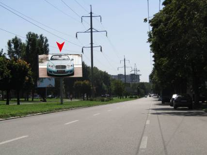 Билборд A в Днепр (Днепропетровск), 3x6  Олександра Поля (Кірова) пр-т, 96. Напрямок руху транспорту вгору, до ст. Незалежності (Титова) фото 1