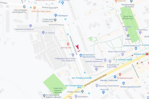 Билборд B в Харькове, 3х6  Холодногірська (Єлізарова) вул., 4, в центр схема