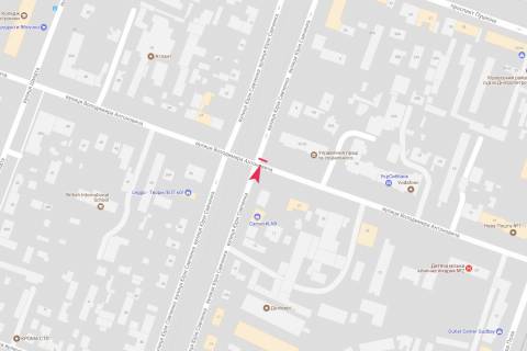 Скроллер A в Днепр (Днепропетровск), 2.3x3.14  Володимира Антоновича (Свердлова) вул. - В’ячеслава Чорновола (Юрія Савченка)  вул. - 416625 схема