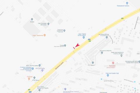Білборд, Бігборд (Борд)  A у Дніпро (Дніпропетровськ), 3x6  Донецьке шосе (напроти будинку 162) (2) схема