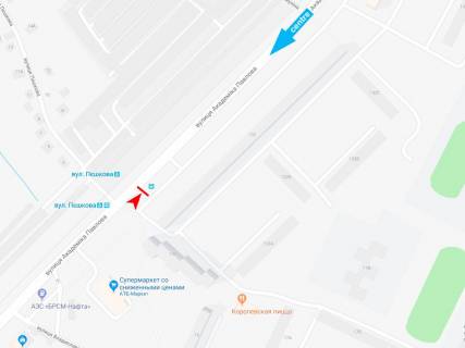 Призма A в Днепр (Днепропетровск), 3х6  Академіка Павлова вул., 132 (1), з центру (зуп. Пєшкова) - 373377 схема