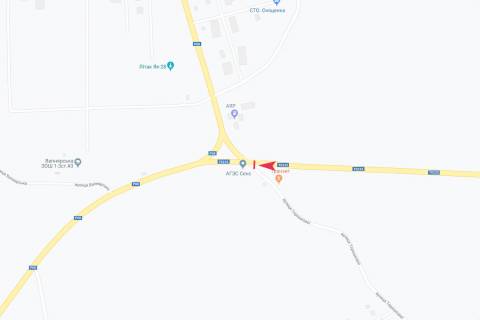 Білборд, Бігборд (Борд)  B у Вапнярці, 3х6  виїзд із міста схема