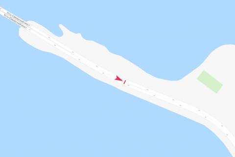 Билборд B в Днепр (Днепропетровск), 3x6  Усть-Самарський міст - Томська , Зізд з мосту, напрямок на Придніпровськ схема
