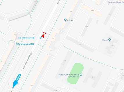 Призма A в Харькове, 3х6  Академіка Павлова вул., 144, з центру (зуп. 522 мкр) - 471288 схема