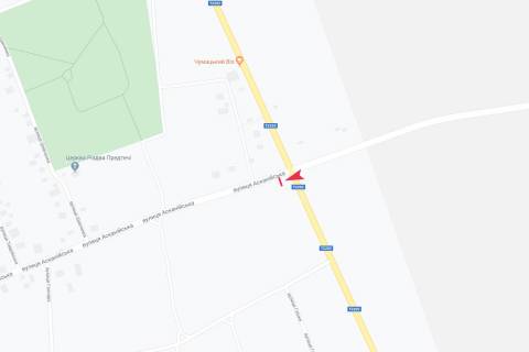 Билборд B в Днепр (Днепропетровск), 3х6  вул Асканійська схема