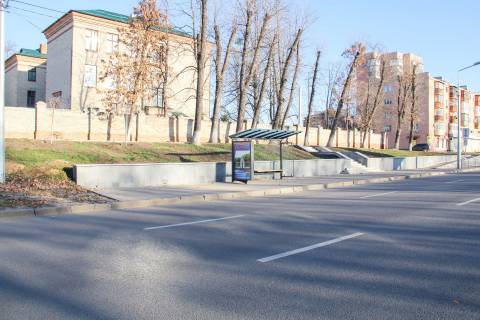 Citylight B in Kharkiv, 1,24х1,84  Klockivs'ka st. - bst. Frontovikiv, 1   (zupinka bst. Frontovikiv) Photo 1