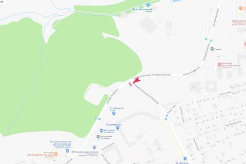 Билборд B в Днепр (Днепропетровск), 3x6  Космічна вул. – вул. Олександра Кукурби (вул.Космонавта Комарова) схема