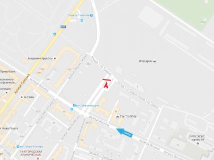 Призма B в Харькове, 3х6  Першого Травня вул. -  Весніна вул., 5-а - 471757 схема