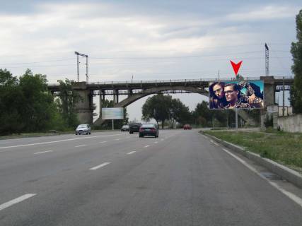 Билборд A в Днепр (Днепропетровск), 3x6  Сонячна Набережна (Маршала Малиновського) вул., база металопрокату фото 1