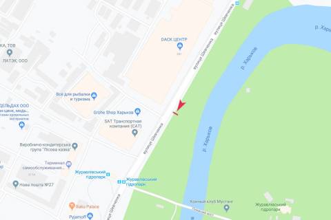 Білборд, Бігборд (Борд)  B у Харкові, 3х6  Шевченка вул. (навпроти будинку № 327), в центр схема