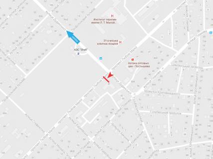 Билборд B в Харькове, 3х6  просп. Любові Малої (Постишева) 47, з центру схема