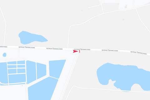Билборд A в Украинке, 3х6  виїзд із міста у бік Обухова схема