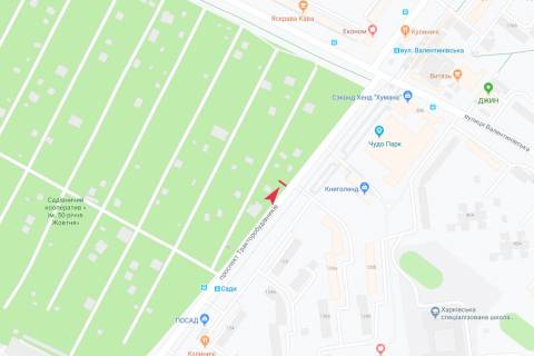 Билборд B в Харькове, 3х6  Тракторобудівників пр-т (навпроти будинку № 126-А), з центру схема