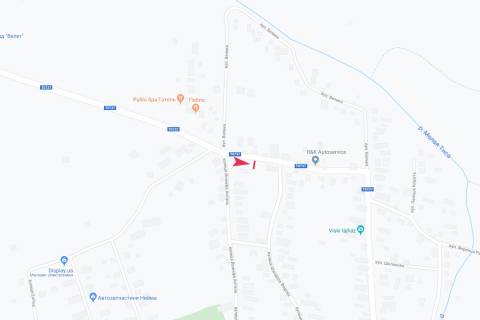 Билборд A в Вышкове, 3х6  вул Тиса схема