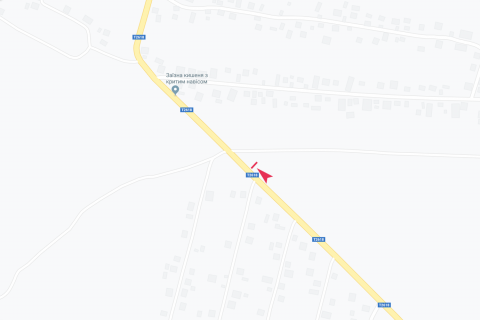 Билборд A в Днепр (Днепропетровск), 3х6  вул Центральна виїзд з Кіцмані схема