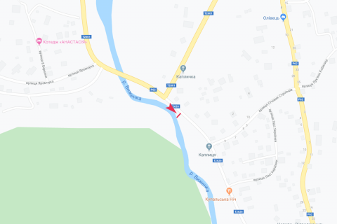 Билборд A в Вижницах, 3х6  на перехресті поруч з Капличкою схема