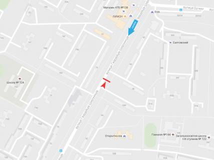 Призма A в Днепр (Днепропетровск), 3х6  Гвардійців-Широнінців вул., 58, з центру - 373479 схема