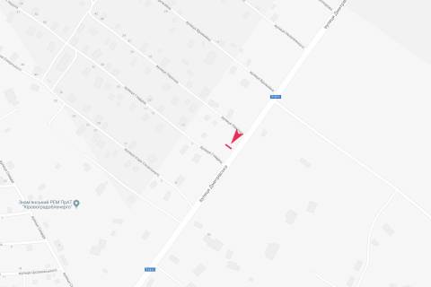 Билборд A в Днепр (Днепропетровск), 3х6  вул. Дмитрівська навпроти заводу Пуалсон схема