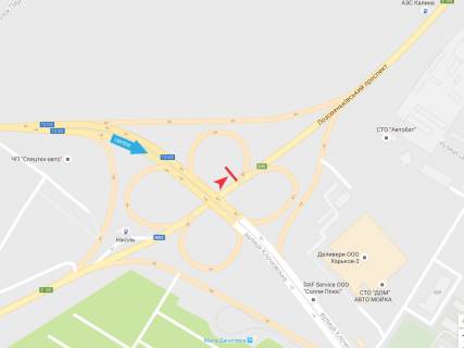 Билборд B в Харькове, 3х6  Клочківська вул. - Лозовеньківський пр-т (3) схема