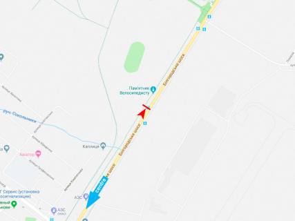 Сiтiлайт B у Дніпро (Дніпропетровськ) Белгородское шоссе, 7-А (2) (остановка "ул. Макаренко") схема