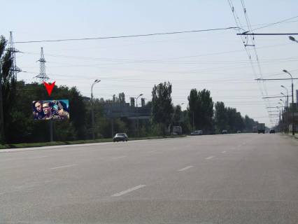 Билборд B в Днепр (Днепропетровск), 3x6  Запорізьке шосе , перед Шинною вул. фото 1
